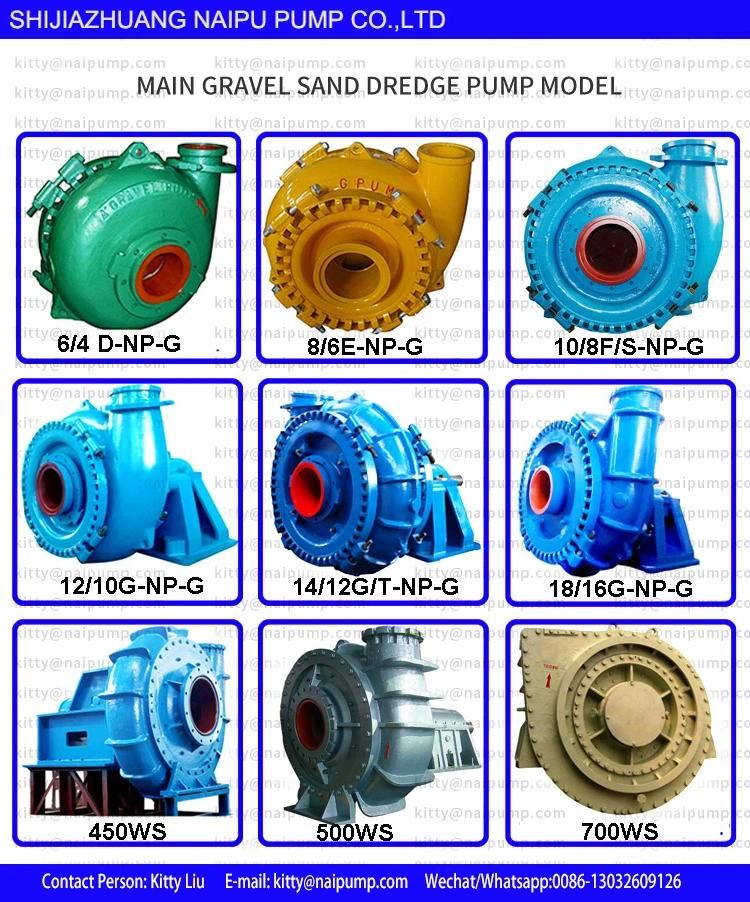 450wn 18 Inches Gold Sand Dredge Pump for Dredging with Gear Box