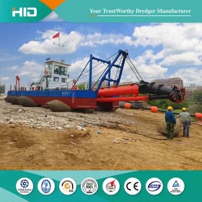 HID Brand Siemens 14 Inch Full Hydraulic Cutter Suction Sand Dredger Vessel for ...