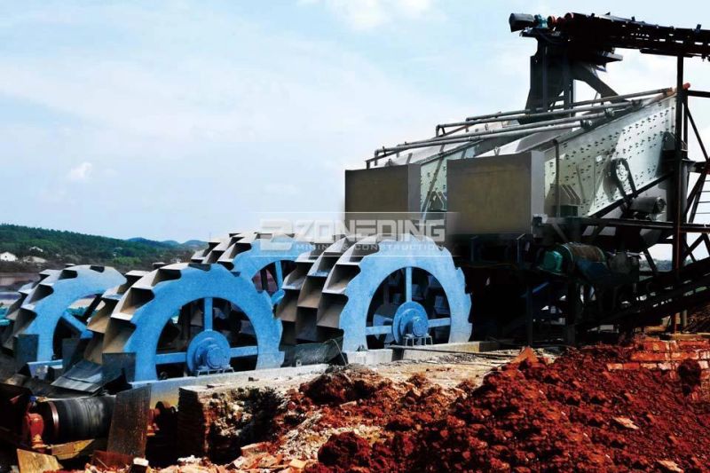 High Quality Grinding Wheel Bucket Mining Clay Gravel Stone Sand Washing Machine