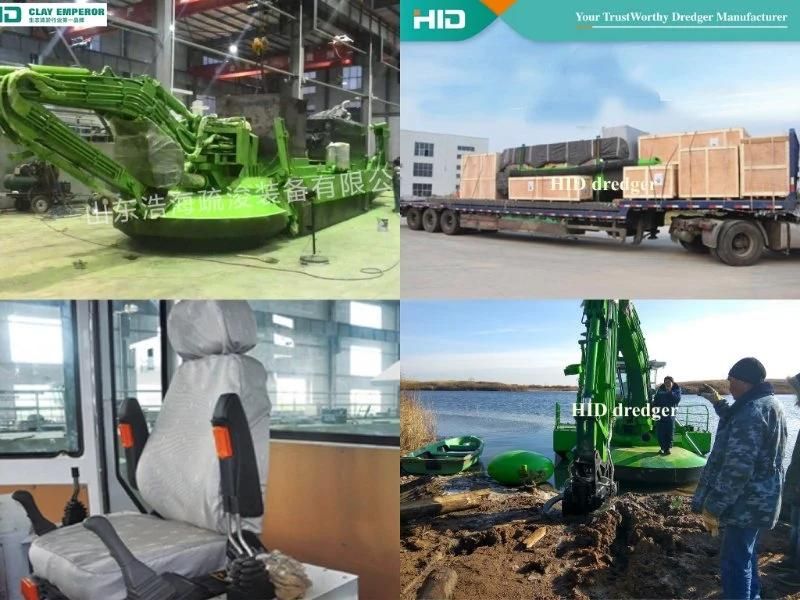 HID Clay Emperor Amphibious Multipurpose Machine for Preventing Floods/Cleaning Industrial Ponds/Dredging/Sand Washing