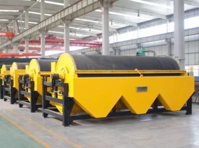 High Power Multi-Pole Pulsating Wet Magnetic Drum Separator for Marine Sand Iron Ore
