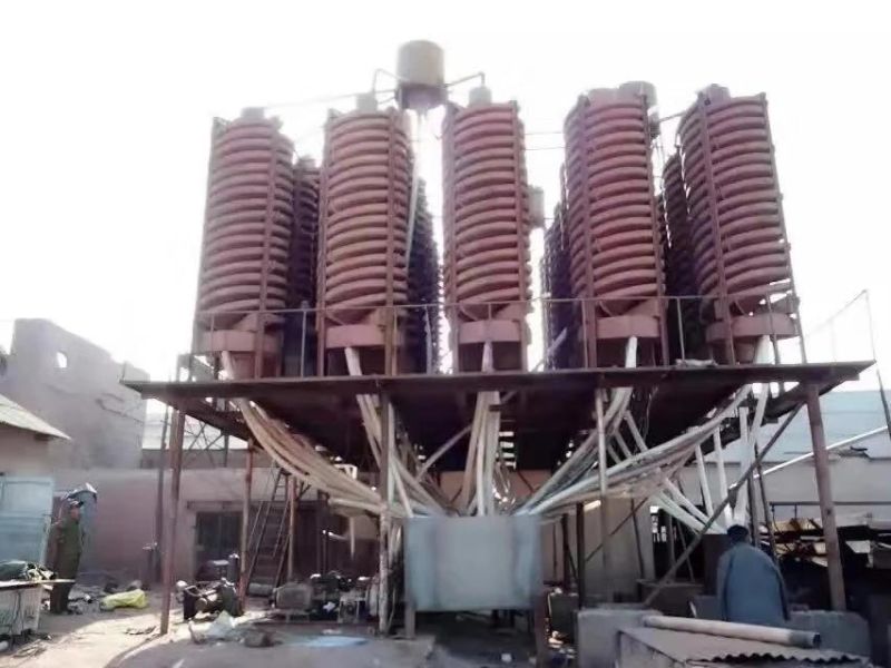 Spiral Chute Gravity Separator Price Gravity Separator Gold Spiral Chute Chromite Processing Plant for Sale