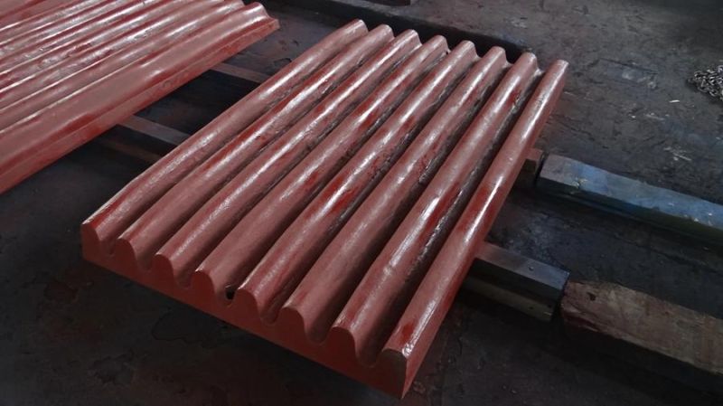 Manganese Steel Jaw Plate Casting Parts for Jaw Crusher