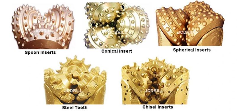 Wide Range Sizes Steel Teeth Tricone Bits for Hard Rocks Drilling