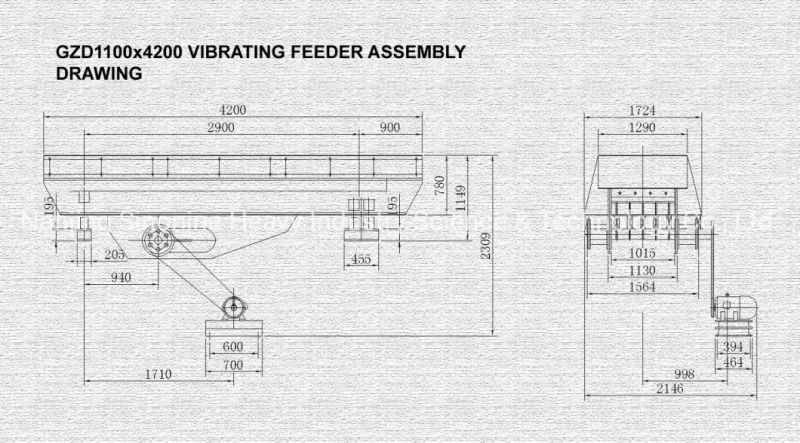 Stone Vibrating Feeder with Classiffer Grid Used in Stone Production Plant