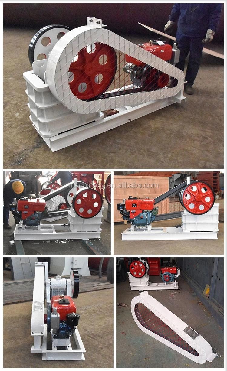 Mini Diesel Cement Clinker Limestone Cement Clinker Stone Jaw Crusher