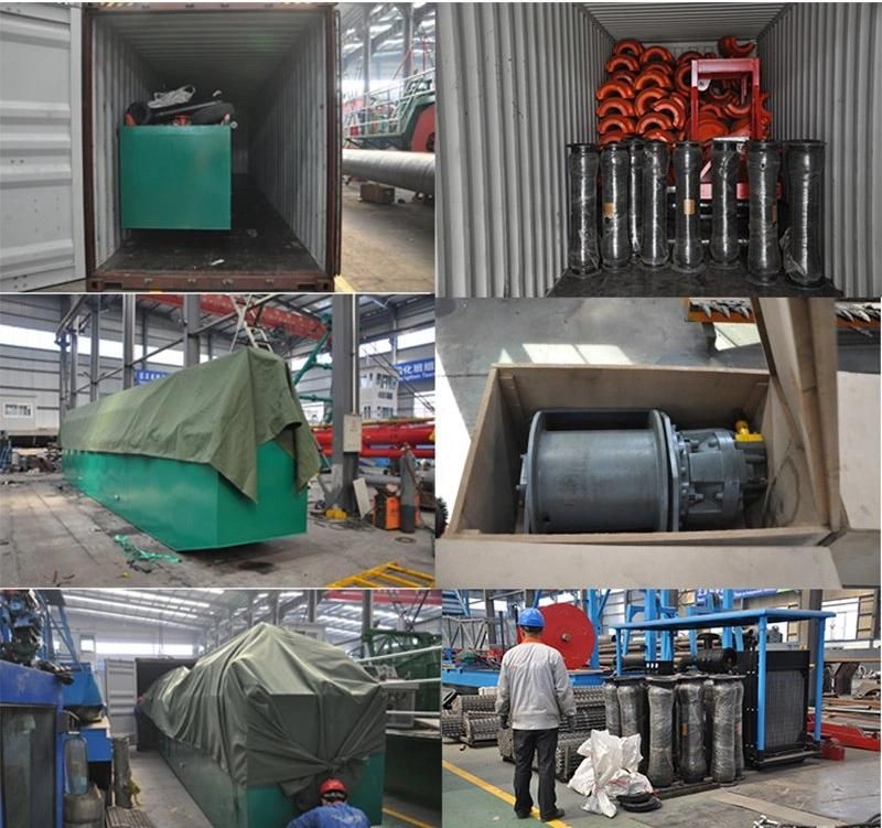 Hydraulic Control Cutter Suction Dredger with Submersible Pump for Sale