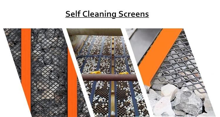 Flex Anti-Clogging Self Cleaning Vibrating Screen Mesh with Hooks