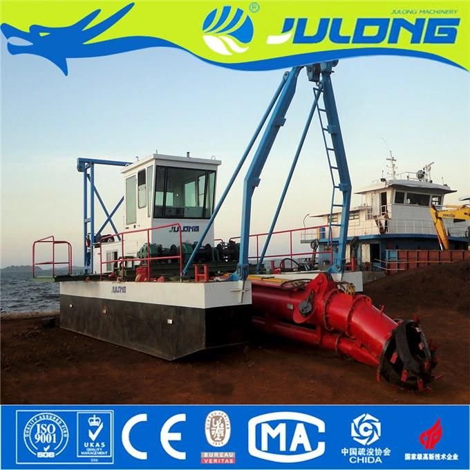 China Low Price Cutter Suction River Sand Dredger / Sea Port Dredgeing Machine for Sale