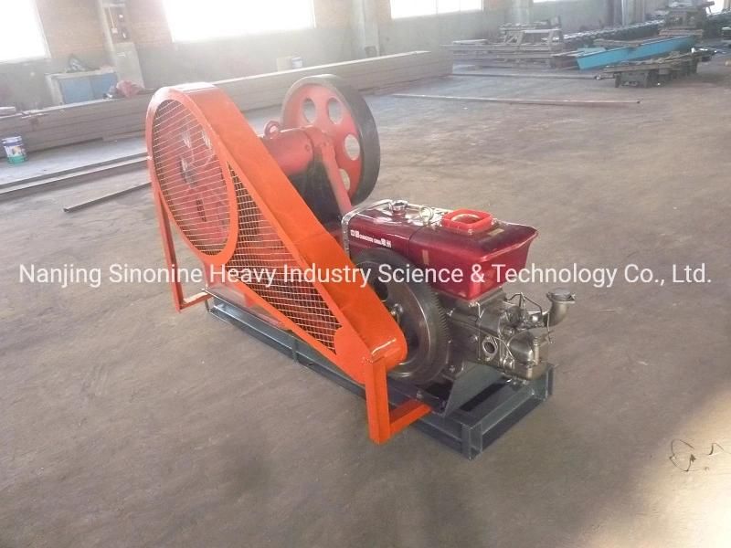 Portable Mobile Small Diesel Engine Jaw Crusher Machine for The Stone Granite Limestone Rock Mini Jaw Crusher 250X400 Price List