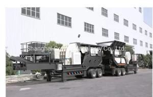 Medium Crushing Wheel Mobile Crushing Station, Jaw Crusher Crushing