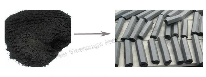 Strong Structure Environmental Protection Peat Charcoal Bqiuette Bar Making Equipment