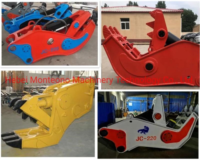 Excavator Attachment Rock Crusher Hydraulic Pulverizer for Delimontion Concrete