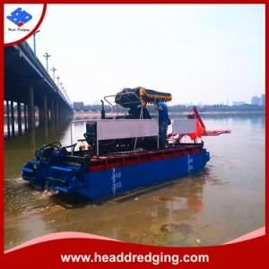 Dam, Canal and Water Way Dredger with Cutter Suction Head and Delivery Pipes