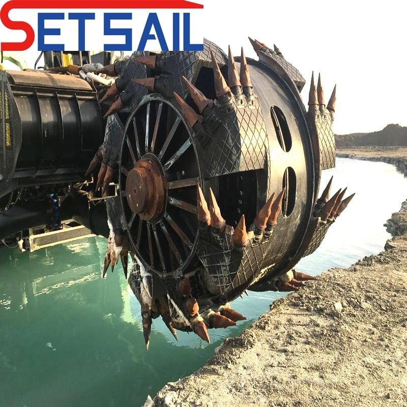 Customized Wheel Bucket Gravel Dredger with Hydraulic Spud