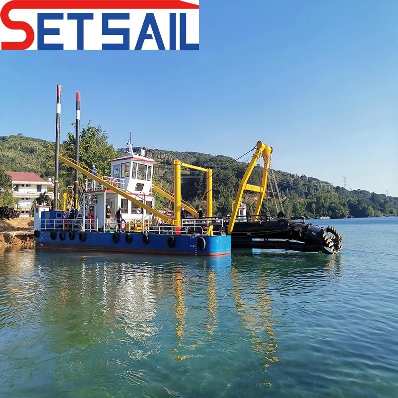 Hydraulic Canal Port Dredging Cutter Suction Dredger with Diesel Generator