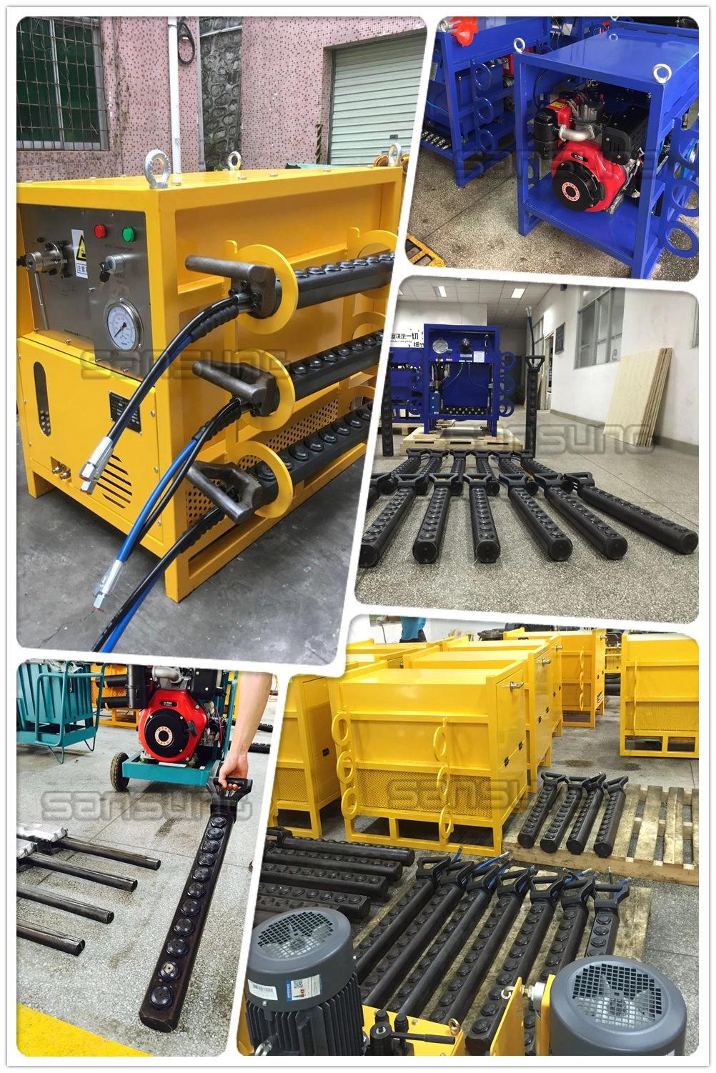 Electrical and Diesel Power Station Hydraulic Rock Splitter with Piston Bar Wedges for Large Hole Blasting