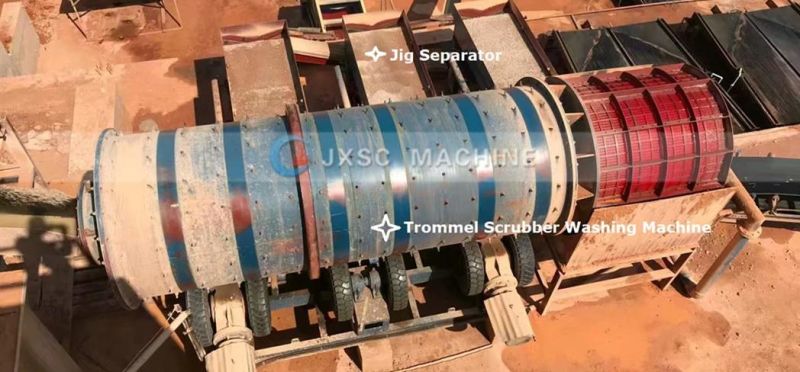 200tph Complete Set Gold Concentrator Mining Equipment in Nigeria Project