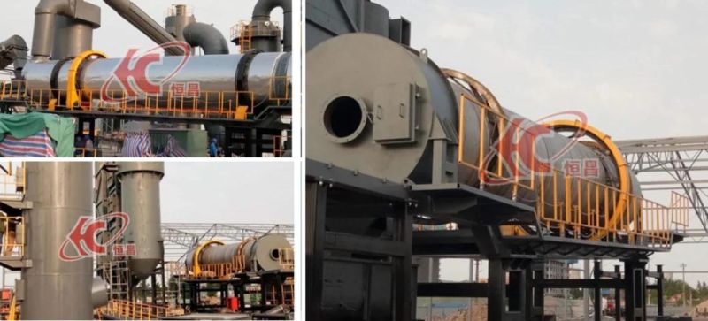 Chicken Manure Slag Coal Wood Chips Shaving Rotary Dryer for Sale