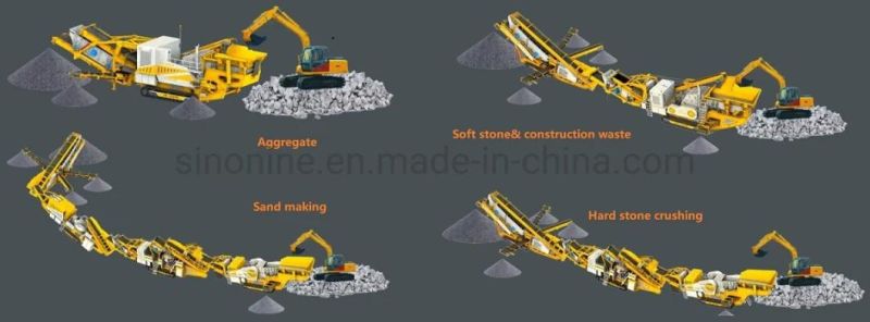 Crawler Mobile Crusher for Stone Mobile Crusher Plant