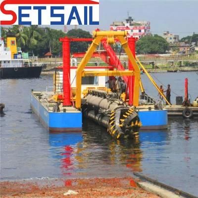 Capacity 1400m3 Water Flow 7000m3 hydraulic Cutter Suction Dredger