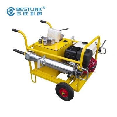 Hand Starter Diesel Hydraulic Stone Splitter with Water Cooled System