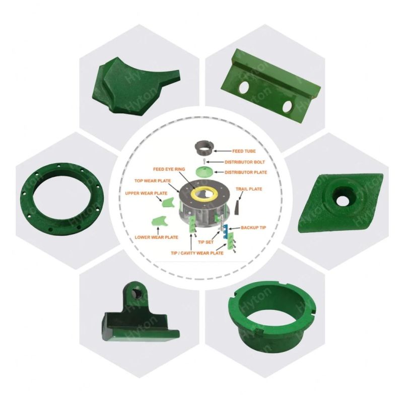 VSI Crusher Spare Parts 5000 Rotor Tip Set From Shanghai