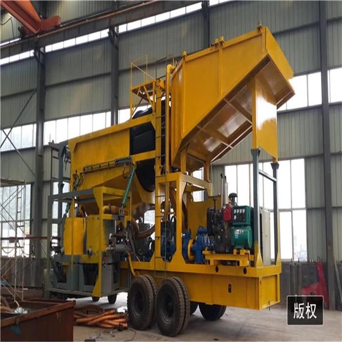 Keda Movable Placer Gold Mining Equipment with Patents (1-500t/h)