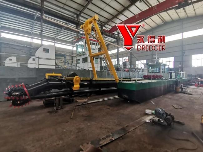 China Yongli 12/10 Inch 800 Cubic Meter Per Hour Cutter Suction Dredger for Dredging River