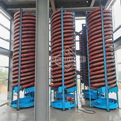 Gravity Separator Spiral Concentrator for separation Ilmenite