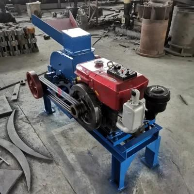 Small Scale Gold Mining Machinery 1- 2 Tph Gold Rock Diesel Hammer Mill for Small Gold ...