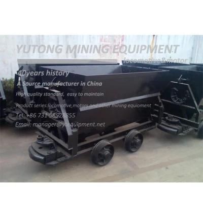 2 Ton Loading Capacity Bucket -Tipping Mine Wagons, Kfu1.0-6 Coal Mining Rail Car