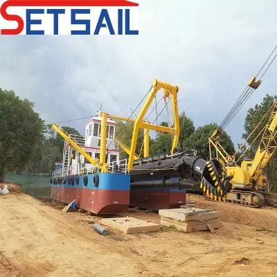 Dismountable Structure 16 Inch Cutter Suction Dredger with Booster Station