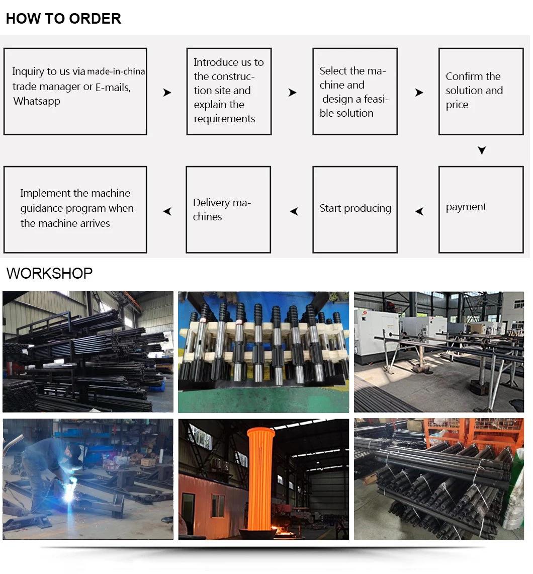 T38 T45 T51 R25 R32 Drill Pipe Thread Types Mining Drill Rod Price