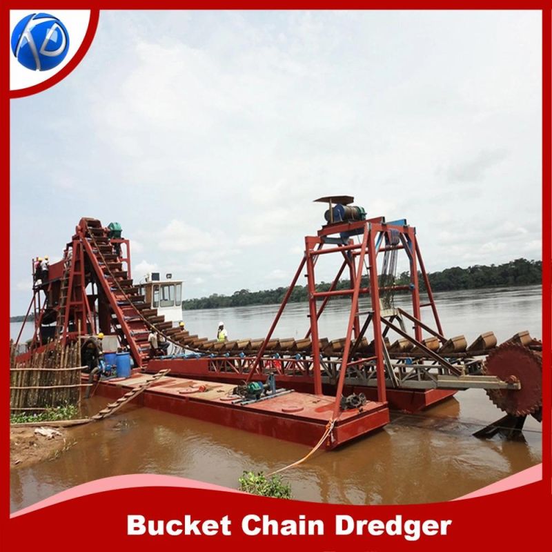 Keda Widely Used Gold Panning Chain Bucket Dredger