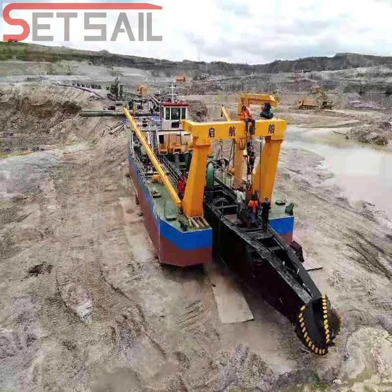 Diesel Engine Sand Dredger Used in River and Lake
