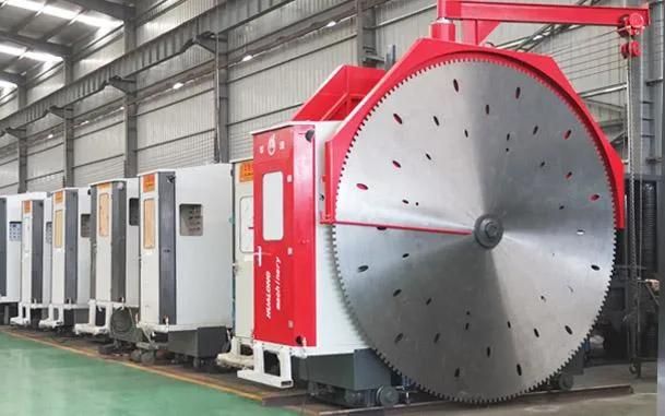 Ready to Ship Egypt Mountain Quarry Block Stone Cutting Machine Double Twins Saw Diamond Disc Blade Blank Mining Granite Marble Basalt Quartzite Saw