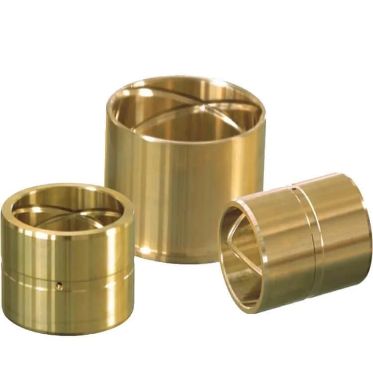 Densen Customized Machining Crusher Bronze Bushing, Oil Free Bearing Oil-Less Bronze Bushing