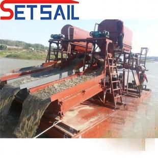 Durable Chain Bucket River Gold Mining Dredger for Diamond