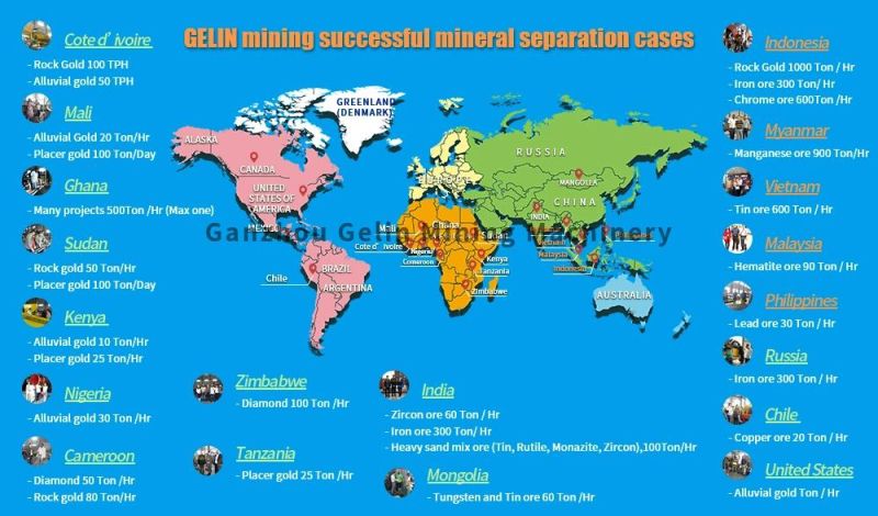 2tph Rock Gold Mining Processing Plant in South Africa