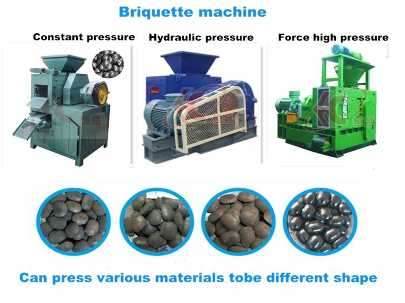 High Pressure Coal/Coke/Gypsum/ Iron Powder/Silica/Shisha/Sawdust Charcoal Pellet Briquette Press Making Machine