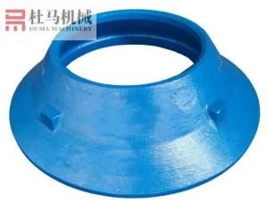 Cone Crusher Spare Parts S4800 Concave and Mantle for Cement Aggregate