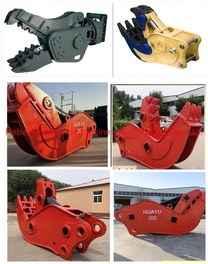 Excavator Attachment Rock Crusher Hydraulic Pulverizer for Delimontion Concrete