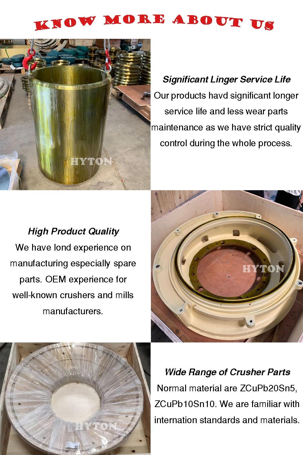 Hyton High Demand Products Component Parts Pressure Accumulator Suitable for Nordberg HP300 Crusher