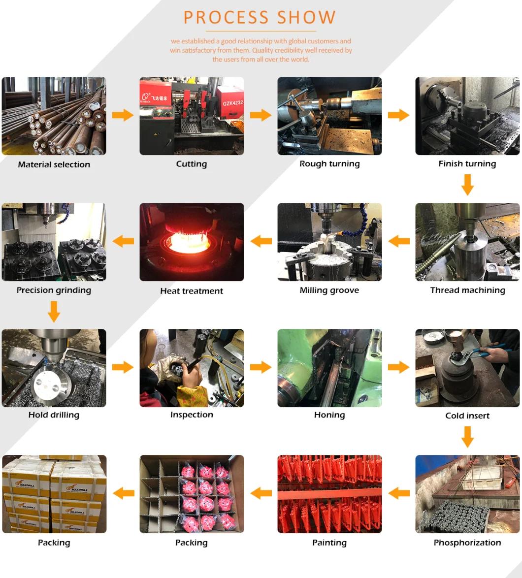 Factory High Quality ISO9001 Atlass Copco Ql30 Ql40 Ql50 Ql60 Ql80 DTH Hammer Drill Bit Rock Drilling Equipment