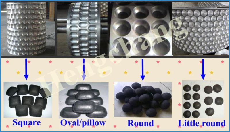 BBQ Coal Powder Charcoal Powder Briquette Making Press Machine for Sale