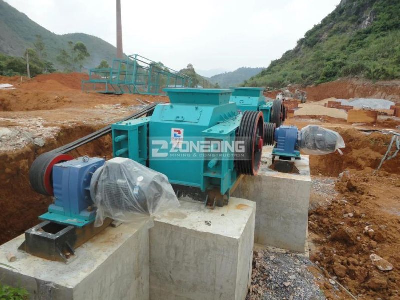 Stone Double Two Roller Crusher Mill Machine for Sand Making