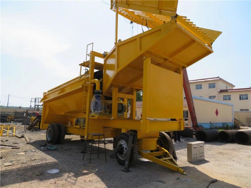 Keda Best Price Mining Gold Machine Mobile Trommel Screen