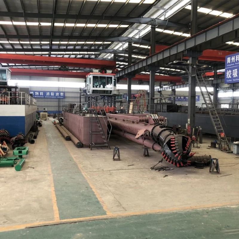 Finished 10inch Cutter Suction Dredger River Dredging Equipment River Sand Dredger Sand Pump River Sand Dredger Working Capacity 1200m3/H Dredger