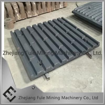 Jaw Crusher Spare Parts Jaw Plate for Custom Made